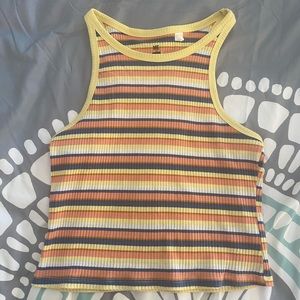 pacsun striped tank top
